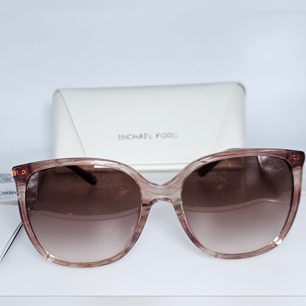 Michael Kors Women's Sunglasses gradient MK2137U 317513 57 Anaheim Tan Blush - Picture 4 of 14
